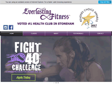 Tablet Screenshot of everlasting-fitness.com